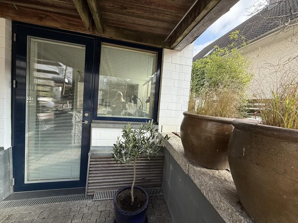 Terrasse vor dem Apartment